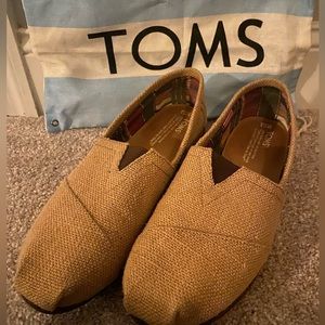 Men’s Burlap Toms